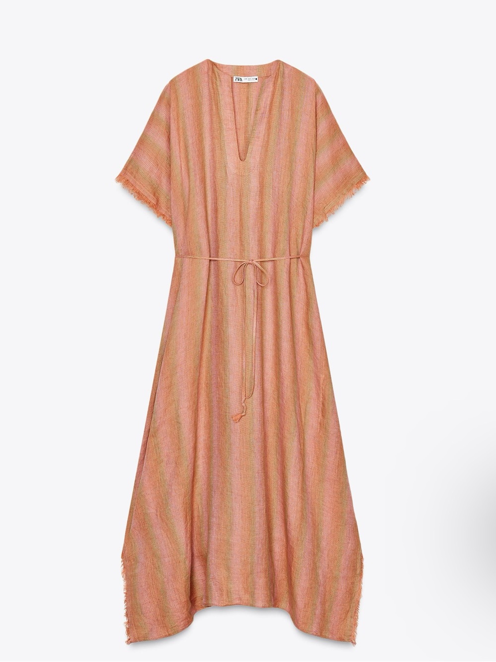 100% Linen kaftan Dress